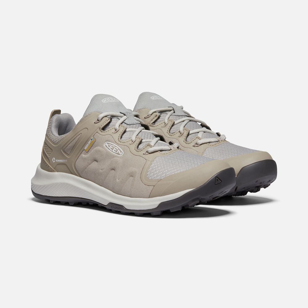 Keen Sneakers Dam Beige/Silver - Explore Waterproof - 365491LXA